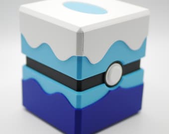 Aqua Ball Theme Deck Box – Geschikt voor 100 kaarten met mouwen – TCG-organizer | Pokemon | MTG | Yu-Gi-Oh