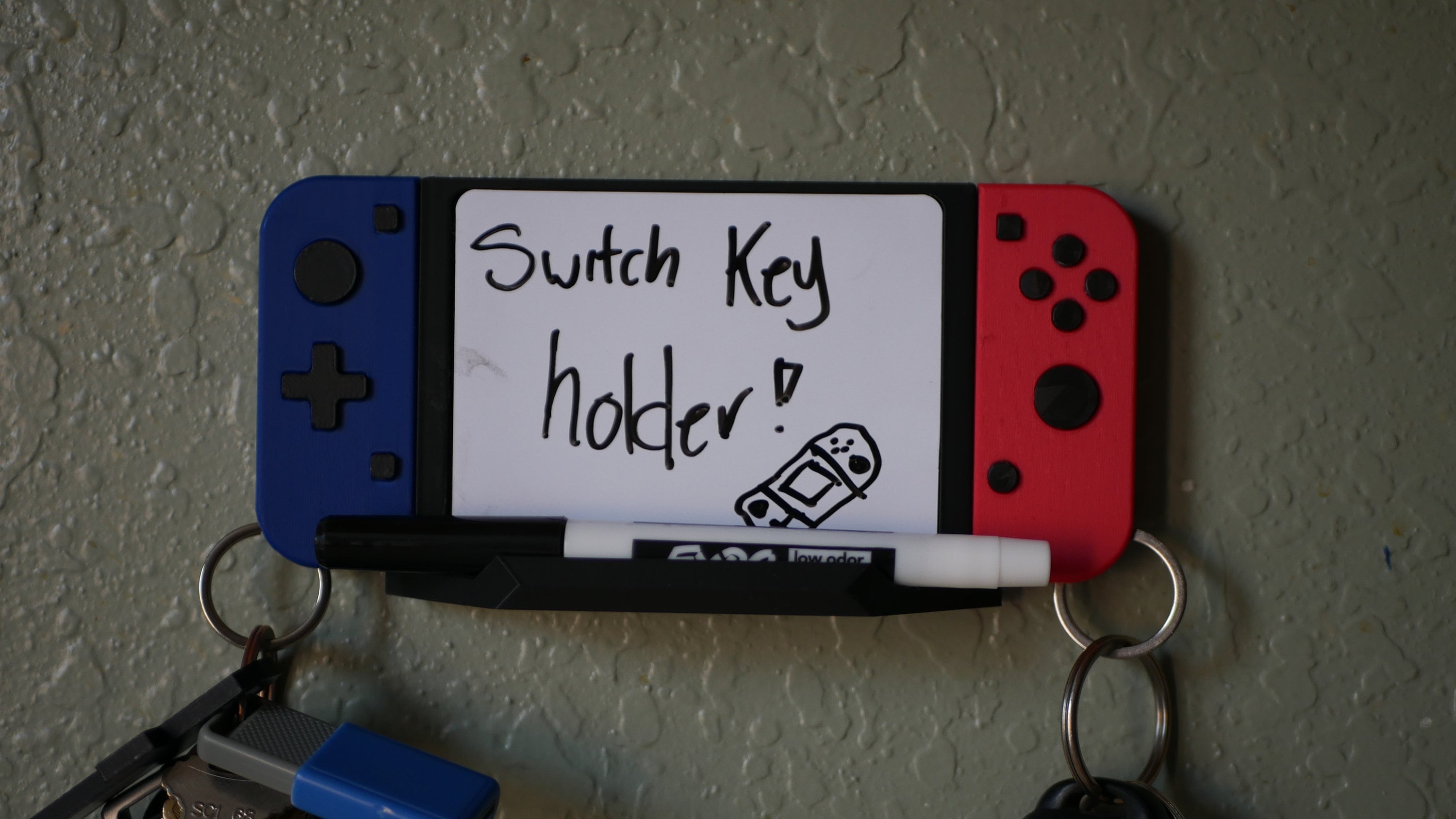 Nintendo Switch Key Holder Holds Keychains Gamer