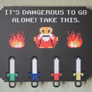 Legend of Zelda - Key Holder | Holds 4 Keychains | Gamer Accessories
