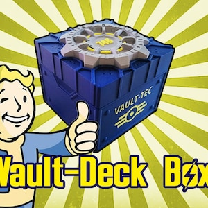 The Vault-Deck! Vault-tec/Fallout Deck box| MTG commander deck box