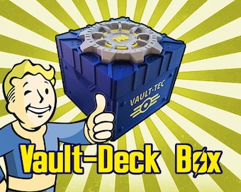 The Vault-Deck! Vault-tec/Fallout Deck box| MTG commander deck box