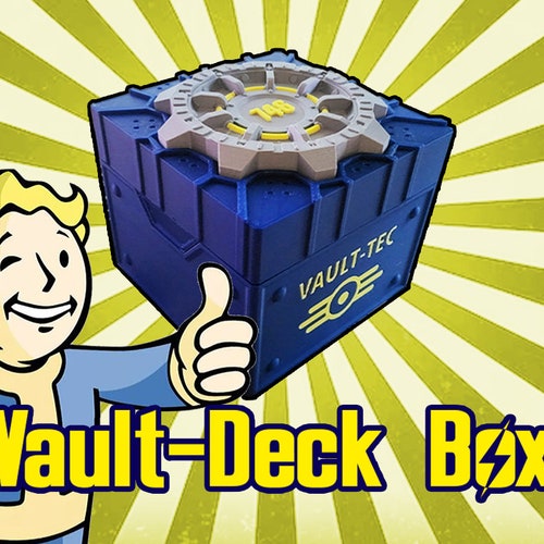 The Vault-deck! Vault-tec/fallout Deck Box| MTG Commander