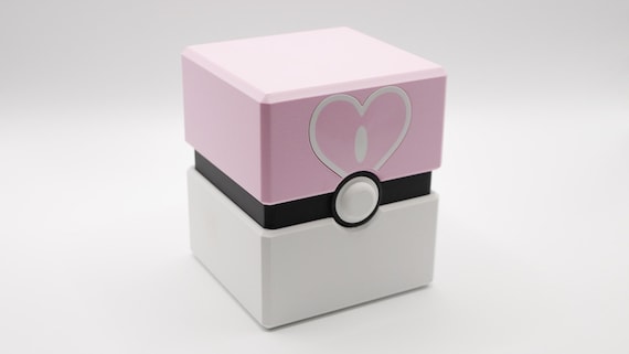 Love Ball Theme Deck Box – Holds 100 Sleeved Cards – TCG Organizer | Pokemon | MTG | Yu-Gi-Oh