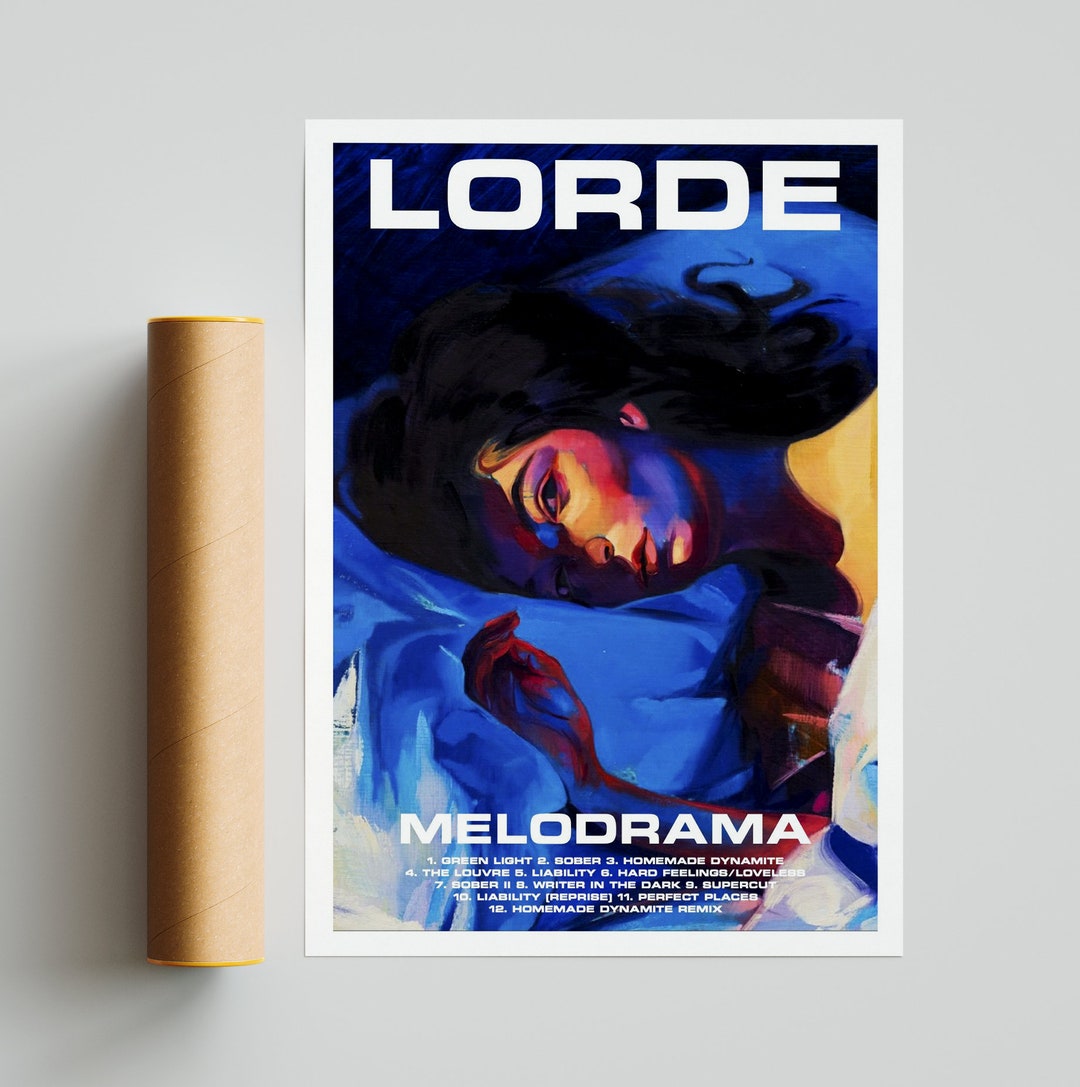 Lorde Posters Melodrama Posteralbum Cover Posterposter - Etsy