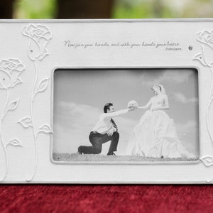 Wedding or Anniversary 4x6 photo frame