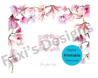 Tarjeta de condolencias, descarga digital imprimible