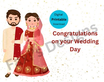 Tarjetas de boda asiáticas, descargas digitales imprimibles