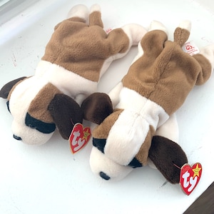TY Beanie Babies Bernie the St Bernard - Errors/Different Tags (Rare Collectable)
