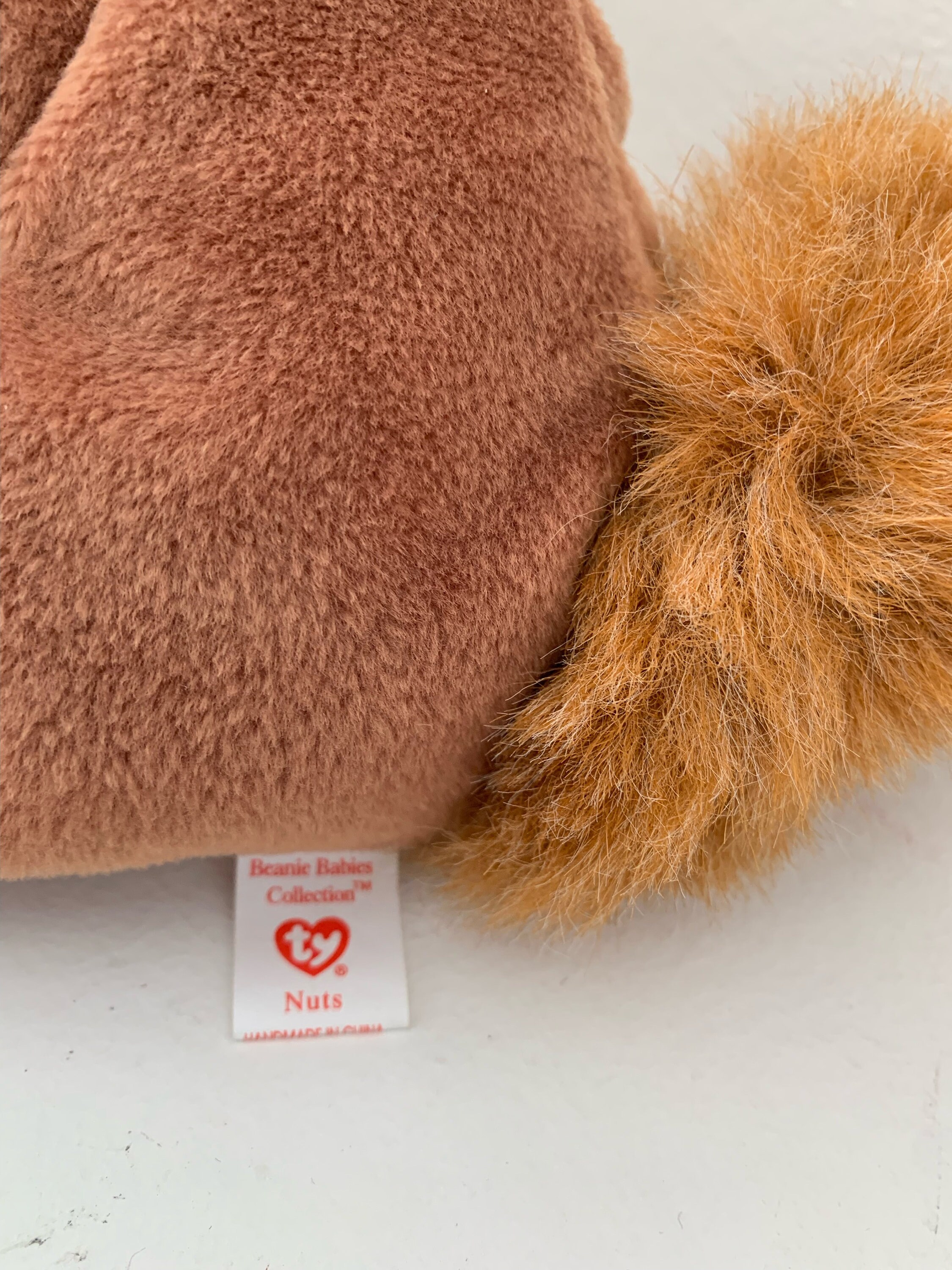 Beanie Baby Nuts Squirrel W/ Errors 1996 rare Collectable Etsy