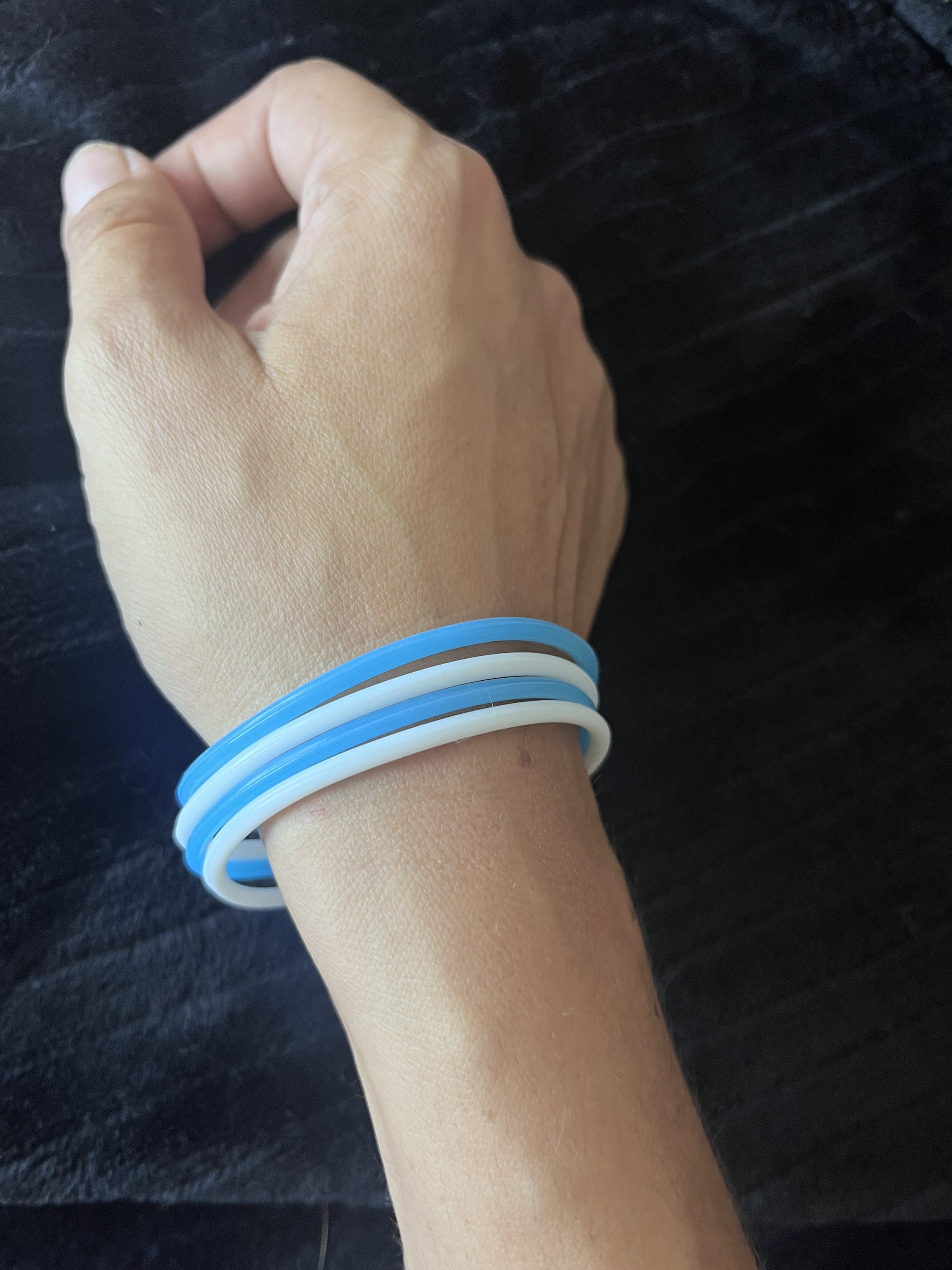 Thin clearance jelly bracelets