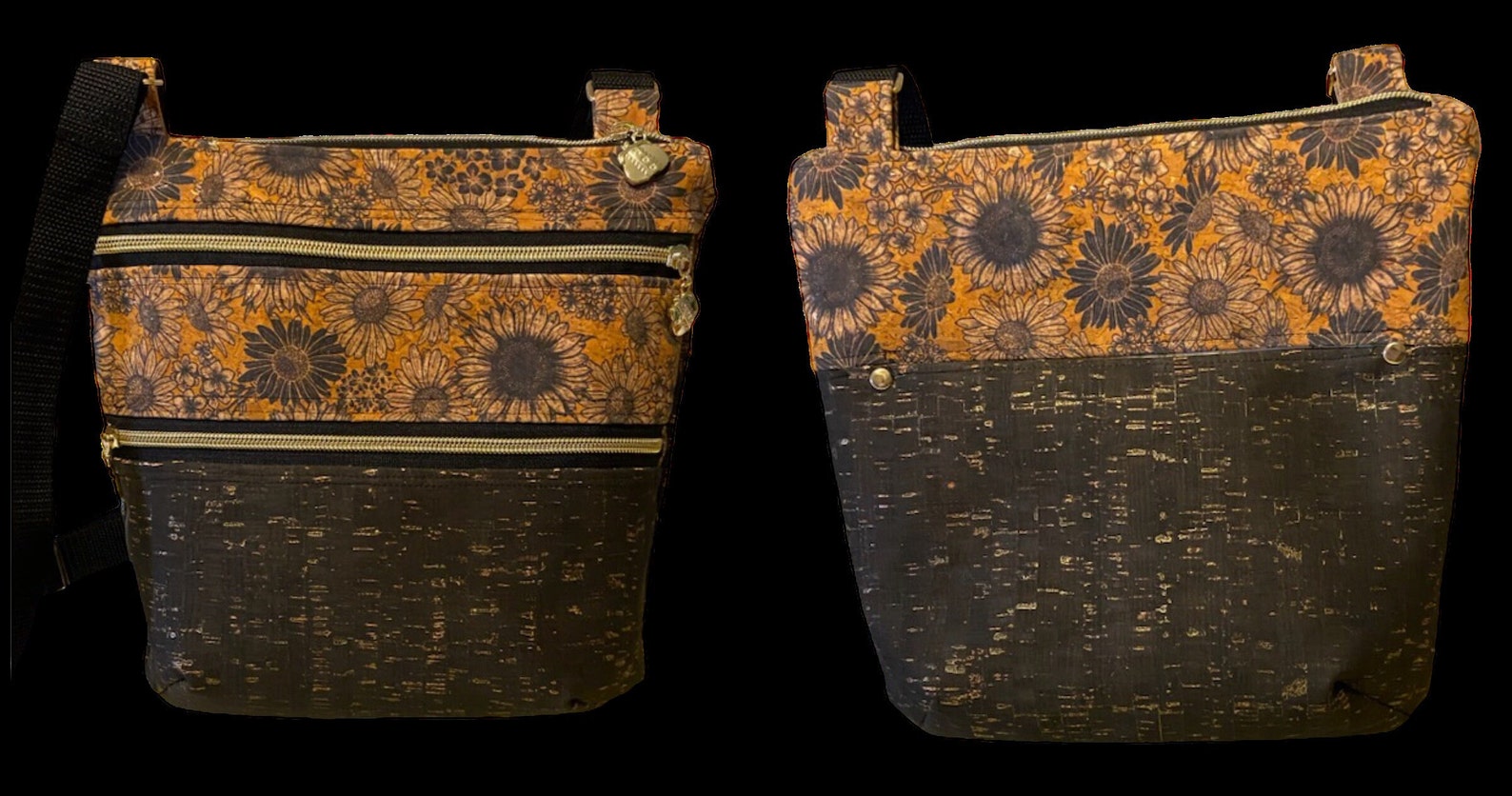 Triple Zipper Crossbody Bag PDF Pattern, DIY, Sewing, Purse, Handbag