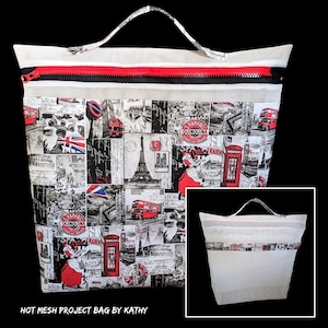 Hot Mesh Project Bag