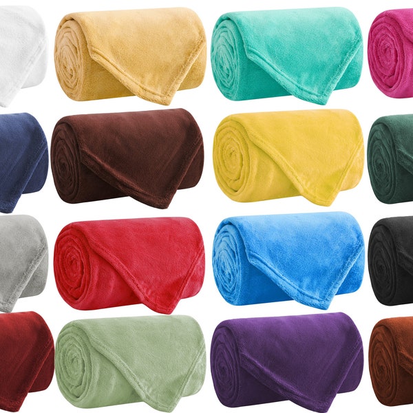 Red and White Throw Blanket Etsy