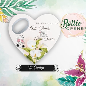 Personalized Heart Wedding Favor Magnet: Rustic Save the Date