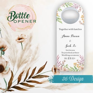 Custom Wedding Gift, Wedding Gift, Save The Date, Wedding Thank You Favor, Custom Cap Opener, Customizable Wedding Favor For Guests in Bulk