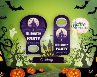 Halloween Pumpkin Magnet Set: Spooky Witchy Fridge Decor