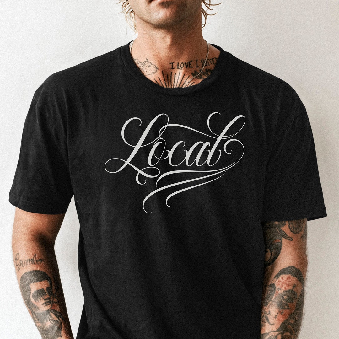 Local Shirts Local Mens Black T-shirt Fathers Day Gift Respect the Locals Present ...