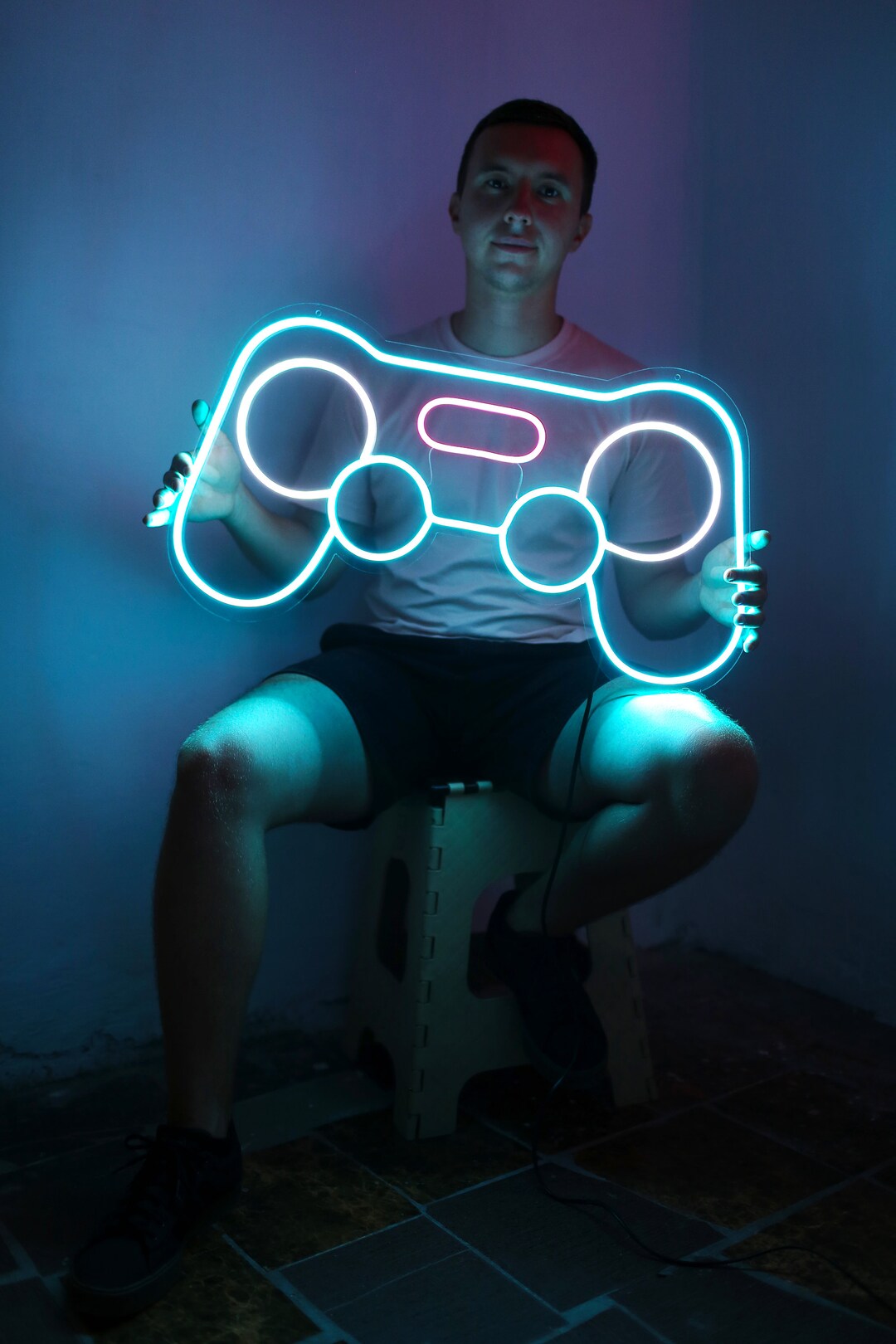 Gaming Neon Sign Video Game Neon Light Boys Neon Sign Etsy