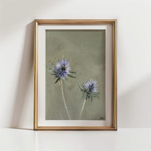 Thistle Fine Art Print | Oil Painting Print | Unframed | Still Life