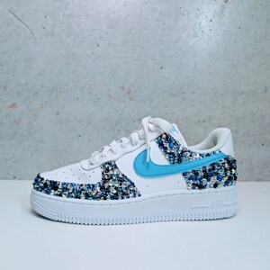 Hand Applied Mono-Tone Crystals Air Force 1 Sneaker, AF1