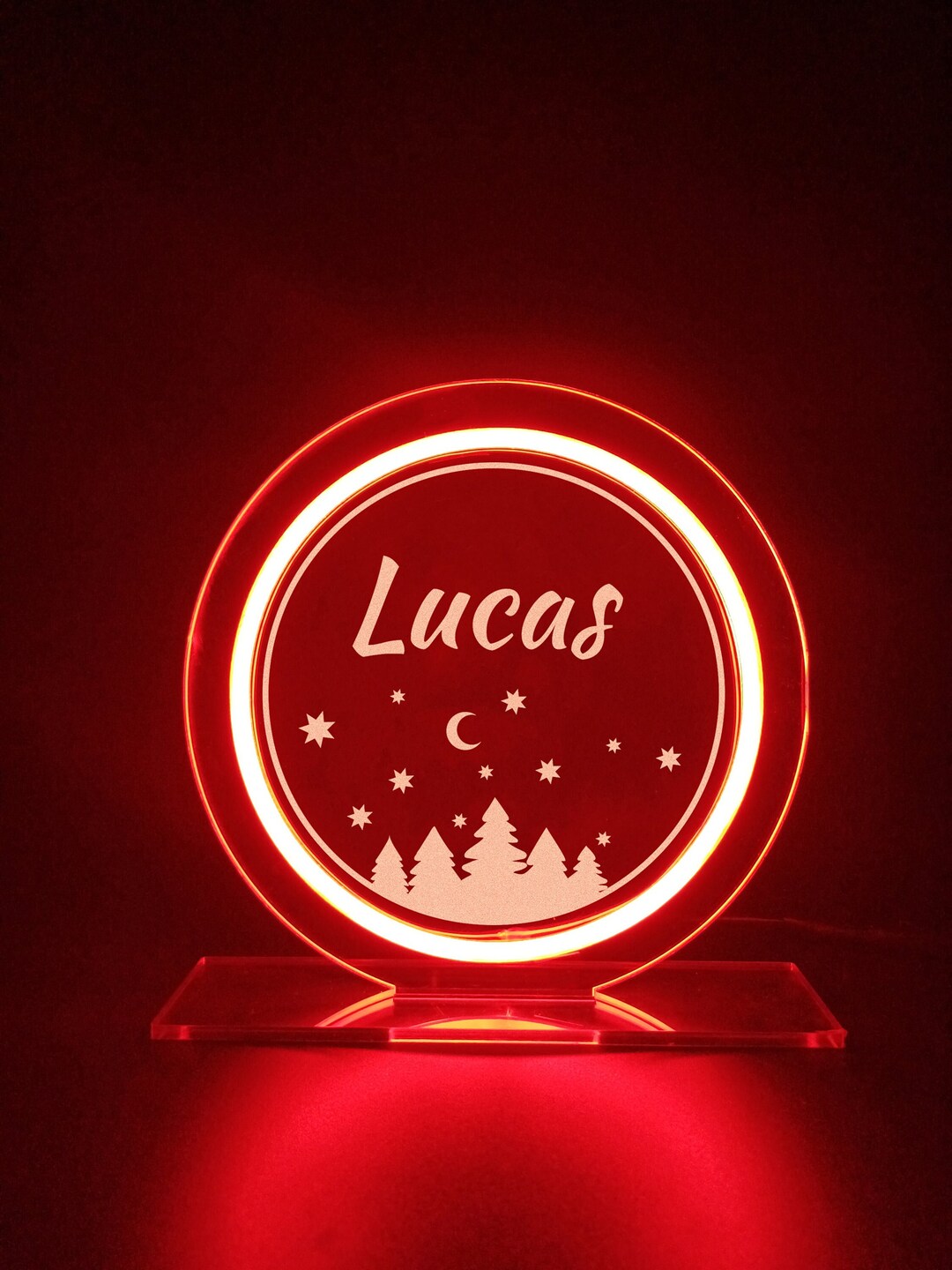 Custom Neon Desk Lamp Personalized Neon Desk Lamp Custom Etsy