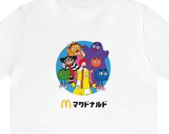 80's Vintage Japanese Mcdonald's Characters T Shirt / Ronald