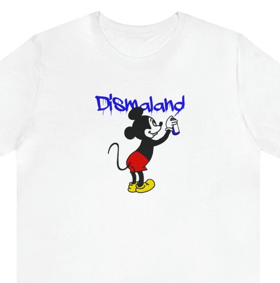 Dismaland Mickey Mouse T Shirt / Banksy / Street Art / Graffiti 