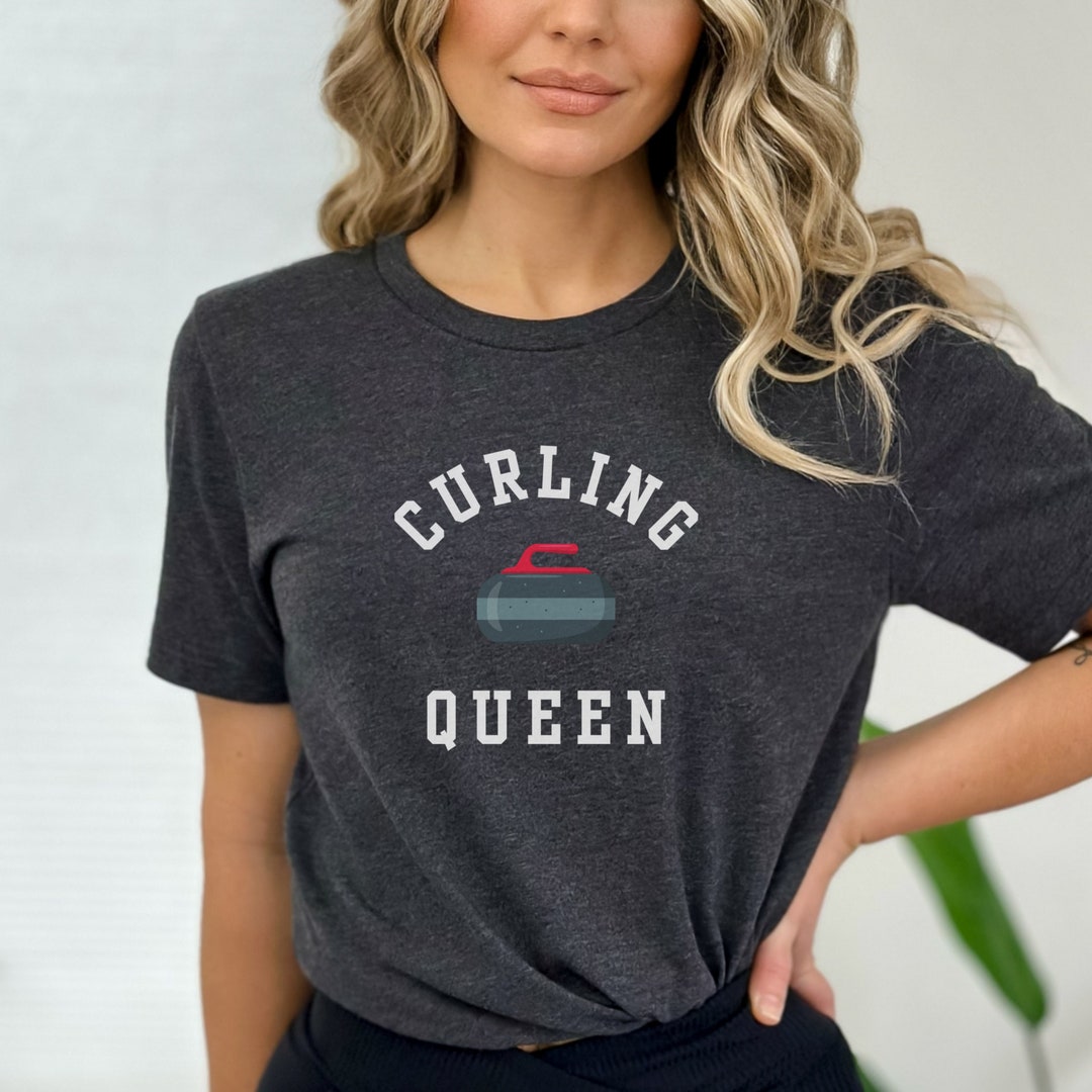 Curling Queen T-shirt: Winter Sport Team Shirt - Main Image