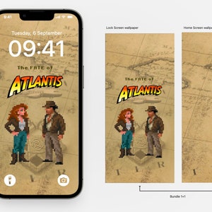 Indiana Jones - Wallpaper for iPhone and Android - Indiana Jones and the Fate of Atlantis