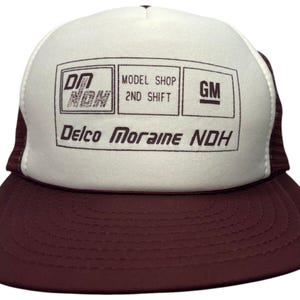 VTG Trucker Snapback Hat Delco GM Chassis Division Adjustable 1980 General Motor