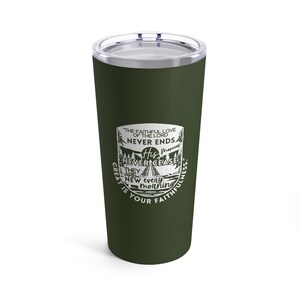 New Every Morning tumbler- Green -20oz