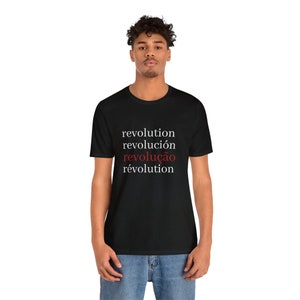 Camiseta unisex: Revolución/Revolución imagen 5