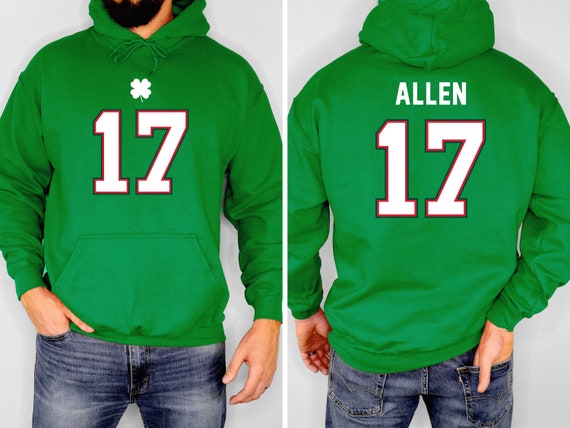 Josh Allen Shamrock Hoodie: Buffalo Bills St. Patty's Day Sweatshirt
