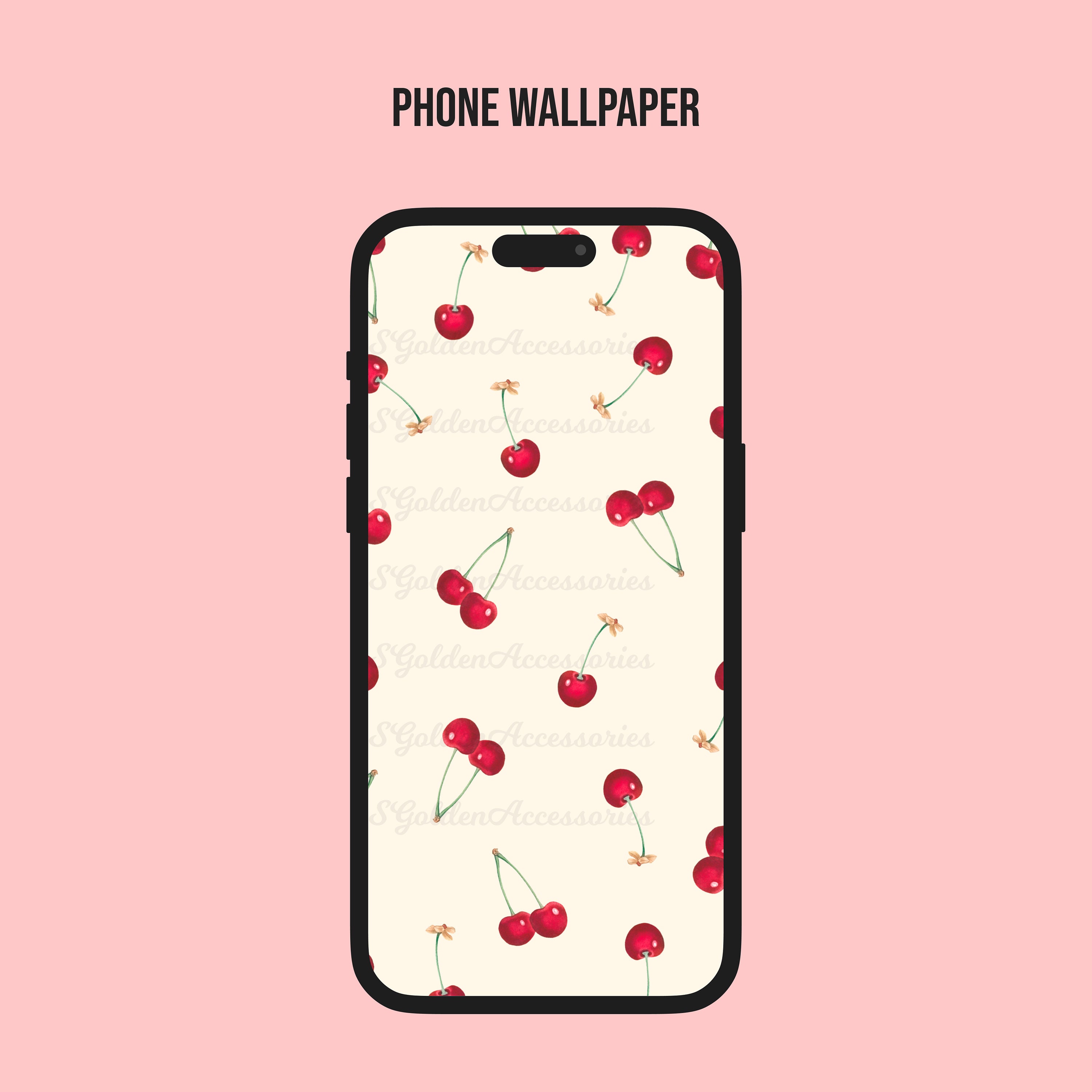 Cute Cherry Coqutte Wallpapers, Simple Studious Background for iPad ...