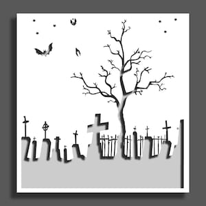 Vogels op de boom stencil, aangepaste stencil, muur stencil, spuitverf, grote muur stencils, stencil kunst, meerlaagse lasergesneden,
