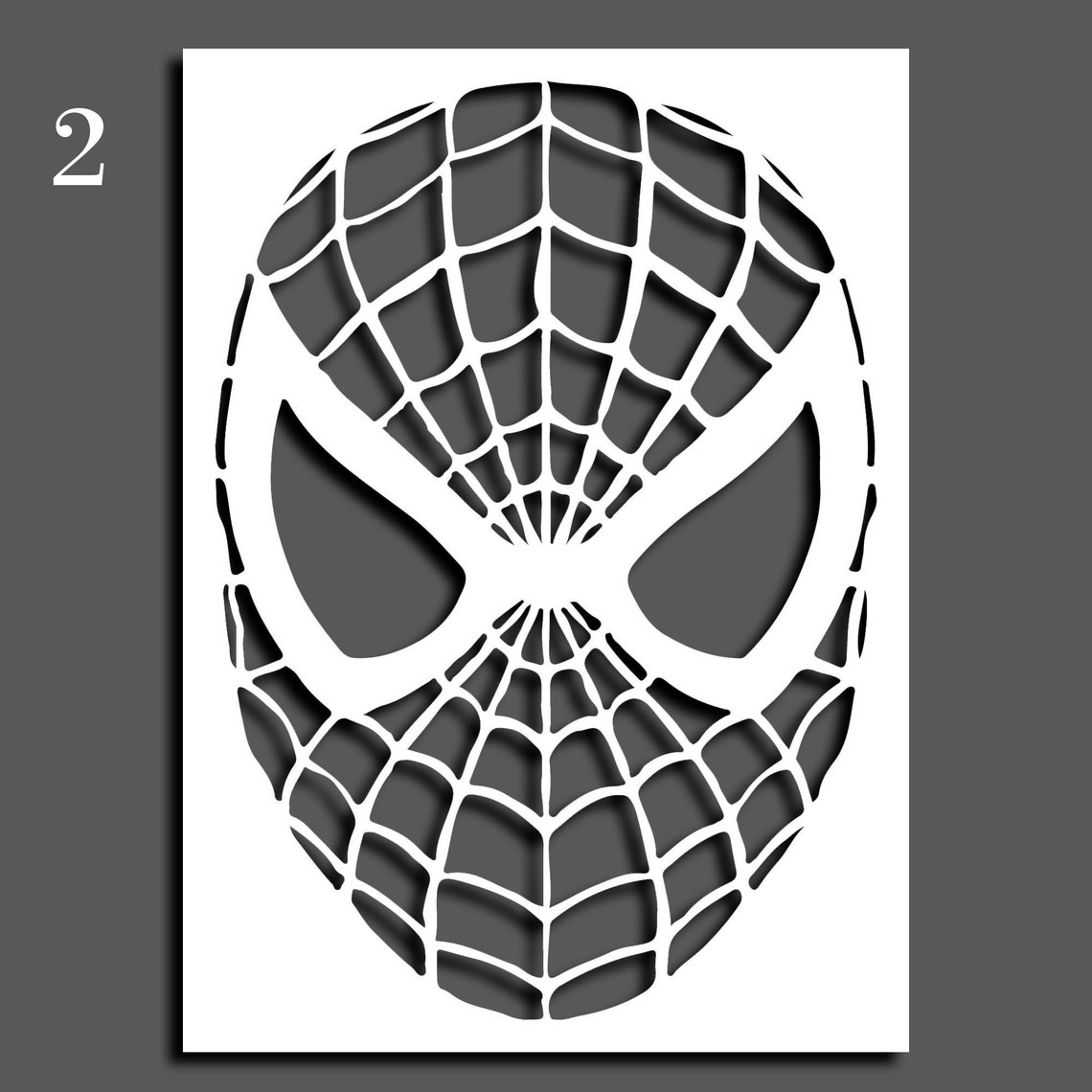 Spiderman Wall Stencil Stencil,custom Stencil,wall Stencil,spray Paint ...