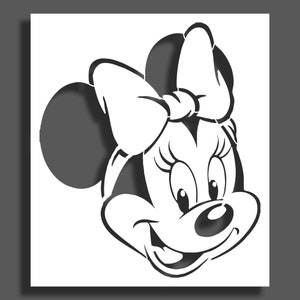 MİCKEY MOUSE Schablone,große Wandschablonen,Schablonen mit Laser geschnitten,Spraydose,3D