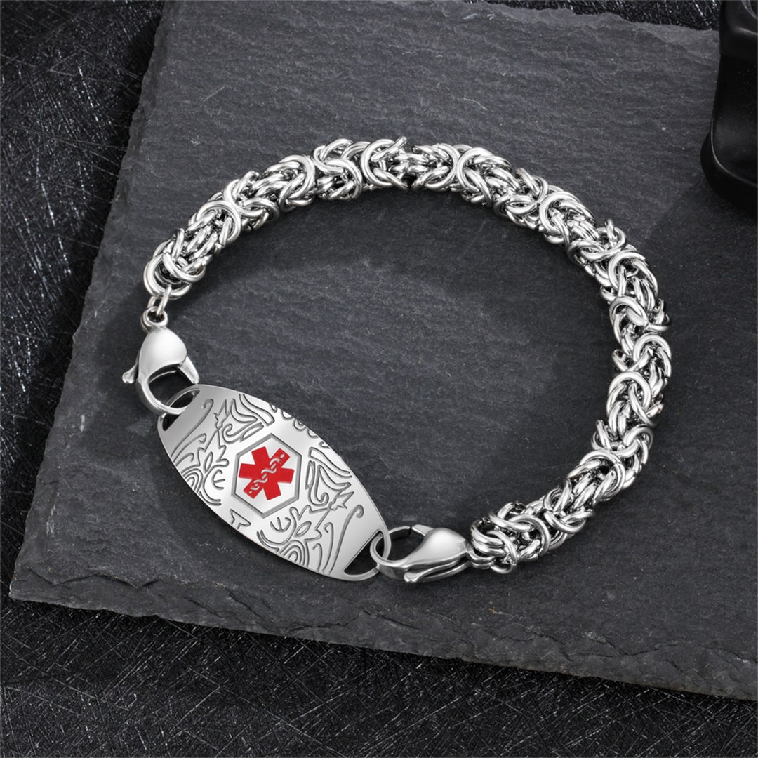Medical Alert Id Bracelet QR Code for Id Bracelet ICE Etsy