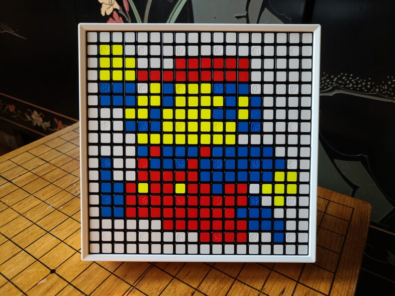 Super Mario Bros Rubik's Cube Art Mosaic Made With GAN 6x6 - Etsy
