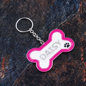 Médaille d'identification gravée sur mesure pour chien et chat, médaille personnalisée en os blanc avec nom/numéro de téléphone - Médaille d'identification de qualité pour animal de compagnie, médaille gravée pour collier de chien.