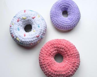 Donut Amigurumi Crochet Pattern for Beginners (Digital Download)