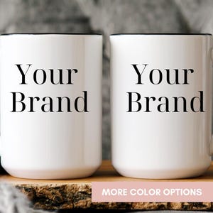 Personalized Logo Mug – Company logo Branding – Custom Business Gift, Logo Coffee Mug, Personalized Business Logo Coffee Mug Logo Mug Coffee