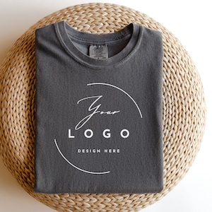 Custom Logo Shirts, Personalized Business Tees with Front & Back Logo, Matching Group Gifts, Company Brand T-Shirts, Custom Pocket Print Tee