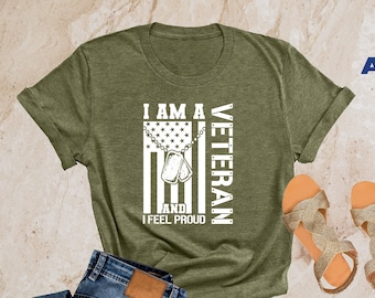Proud Veteran Shirt, Memorial Day Shirt, Veteran Day Shirt, Gift For Veteran Woman, Thanks Veterans Shirt, Veteran Life Shirt, Veteran Shirt
