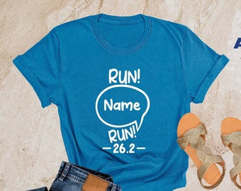 Custom Running Shirt, 26.2 Marathon Shirt, Custom Marathon Runner Shirt, Runner Gift Idea, Athletes Run Matching Shirts, Running Sweetshirt