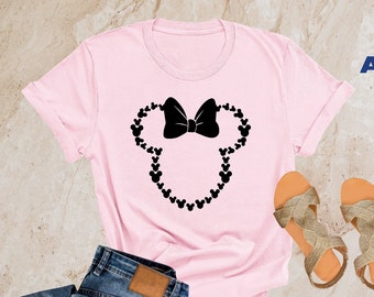 Minnie Disney Shirt, Women Minnie Shirts, Cute Girl Disney Shirts, Minnie Mouse Shirt, Disney Family Shirt, Disney Trip Shirt, Gift For Her