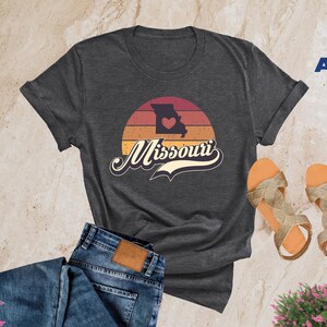 Retro Missouri Shirt, Missouri Shirt, Missouri State Map Shirt, Missouri Travel Gifts, Missouri T-shirt, Missouri Lover Shirt, Missouri Gift