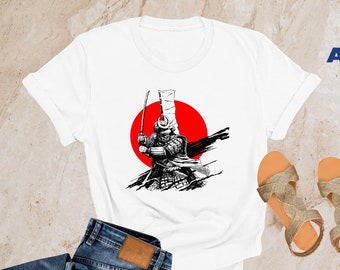 Samurai Warrior Shirt, Samurai T Shirt, Samurai Shirt, Graphic Tees, Japanese Tshirt, Vintage Shirt, Samurai Champloo, Samurai Warrior Shirt