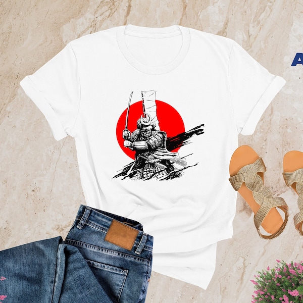 Samurai Warrior Shirt, Samurai T Shirt, Samurai Shirt, Graphic Tees, Japanese Tshirt, Vintage Shirt, Samurai Champloo, Samurai Warrior Shirt