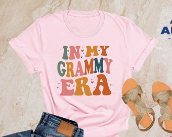 In My Grammy Era Shirt, Cute Grandma Shirts Pregnancy Announcement, Grammy Shirt, Grandma Gift, Grandma Shirt, Gift for Grandma, Nana Shirt